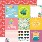 Echo Park Cut-Outs - Sunny Days Ahead - 4x4 Journaling Cards
