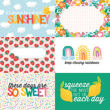 Echo Park Cut-Outs - Sunny Days Ahead - 6x4 Journaling Cards