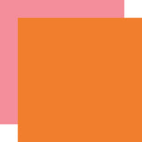Echo Park Papers - Sunny Days Ahead - Orange/Pink - 2 Sheets