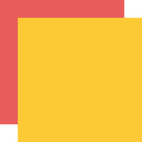 Echo Park Papers - Sunny Days Ahead - Yellow/Red - 2 Sheets
