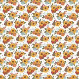 Echo Park Papers - Sweater Weather - Sunflower Floral - 2 Sheets