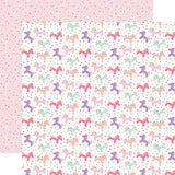 Echo Park Papers - It's Your Birthday - Girl - Unicorn Balloons - 2 Sheets