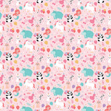 Echo Park Papers - It's Your Birthday - Girl - Girl Party Animals - 2 Sheets