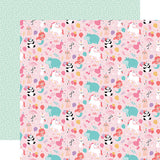 Echo Park Papers - It's Your Birthday - Girl - Girl Party Animals - 2 Sheets