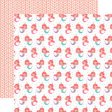 Echo Park Papers - It's Your Birthday - Girl - Mermaid Party - 2 Sheets