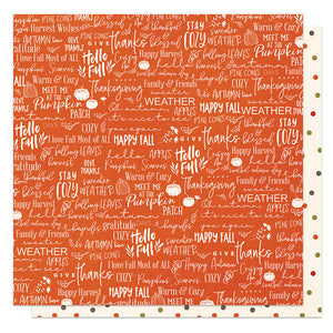 Photo Play Papers - Thankful - Hello Fall - 2 Sheets