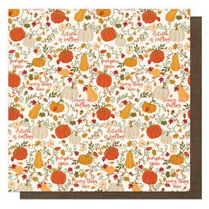 Photo Play Papers - Thankful - Pumpkin Spice - 2 Sheets