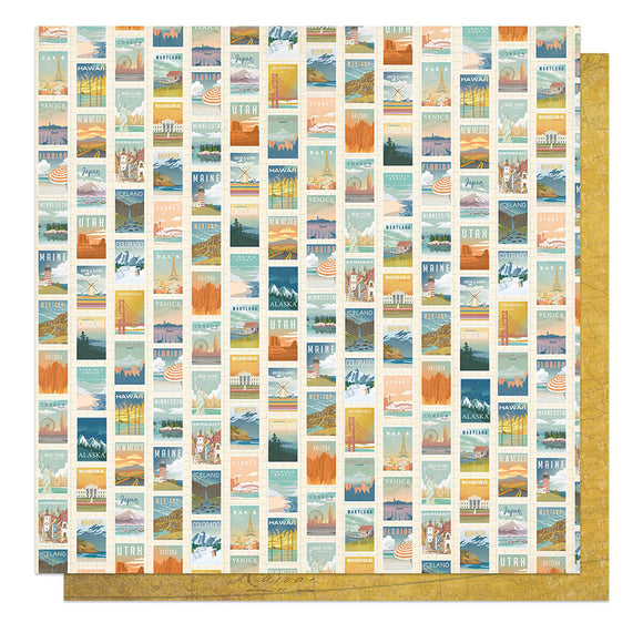 Photo Play Papers - Travelogue - Destinations - 2 Sheets