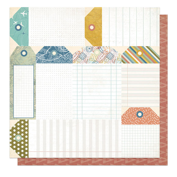 Photo Play Papers - Travelogue - Documented - 2 Sheets