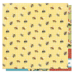 Photo Play Papers - Willow Creek Highlands - Sweet Bees - 2 Sheets