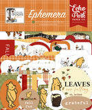 Echo Park Ephemera Die-Cuts - Winnie the Pooh - Autumn