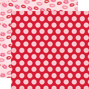 Echo Park Papers - Blowing Kisses - Large Dot - 2 Sheets