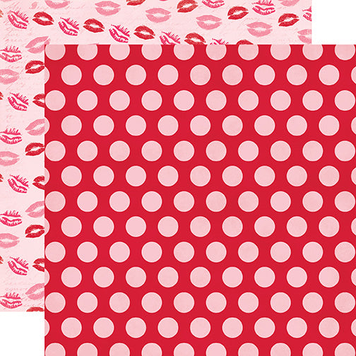 Echo Park Papers - Blowing Kisses - Large Dot - 2 Sheets