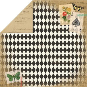 Carta Bella Papers - Yesterday - Papillon - 2 Sheets