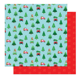 Photo Play Papers - Tulla & Norbert's Christmas Party - Through the Woods - 2 Sheets