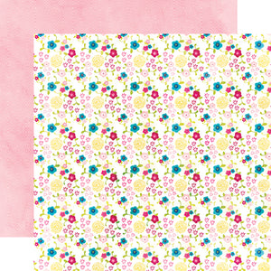 Echo Park Papers - Here & Now - Flower Patch - 2 Sheets