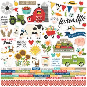 Simple Stories 12x12 Cardstock Stickers - Homegrown