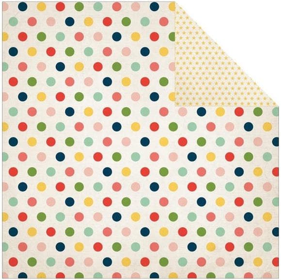 Carta Bella Papers - It's a Celebration - Multi Dot - 2 Sheets