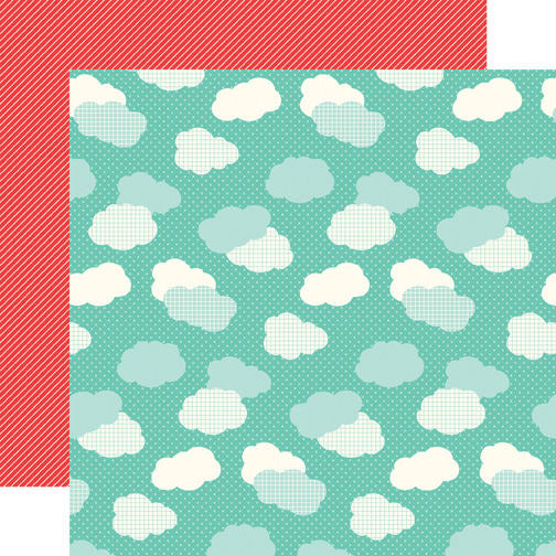 Echo Park Papers - Sunny Days Ahead - Clouds - 2 Sheets