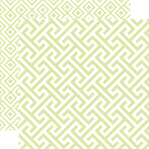 Echo Park Papers - Style Essentials - Sprig Geometric - 2 Sheets