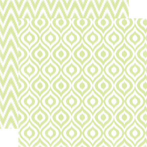 Echo Park Papers - Style Essentials - Sprig Ikat - 2 Sheets