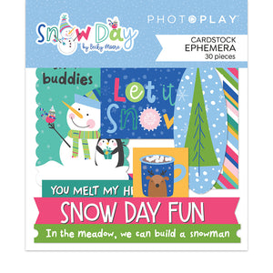 Photo Play Ephemera Die Cuts - Snow Day