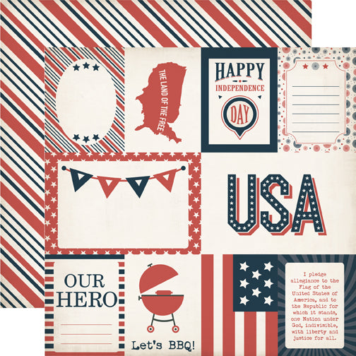Echo Park Cut-Outs - Independence Day - Independence Journaling
