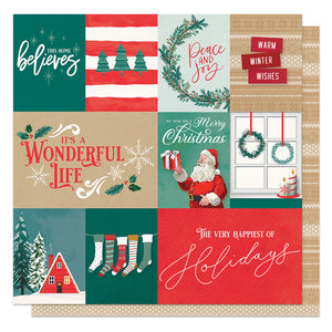 Photo Play Cut-Outs - It's a Wonderful Christmas - This Home Believes