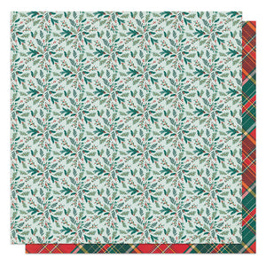 Photo Play Papers - It's a Wonderful Christmas - Boughs of Holly - 2 Sheets