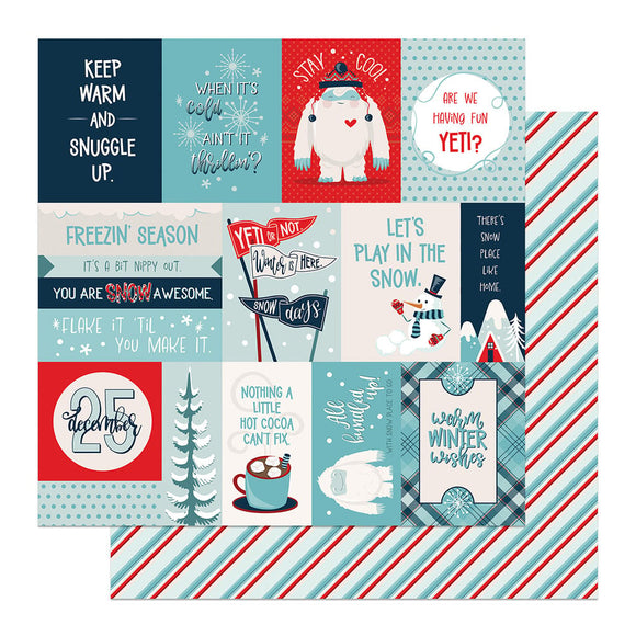 Photo Play Cut-Outs - Yeti For Winter - Stay Cool