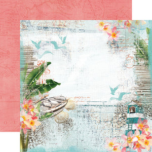 Simple Stories Papers - Simple Vintage - Coastal - Beach Vibes - 2 Sheets