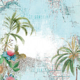 Simple Stories Papers - Simple Vintage - Coastal - Tropical Life - 2 Sheets