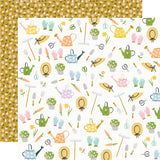 Simple Stories Papers - Bunnies + Blooms - Garden Party - 2 Sheets