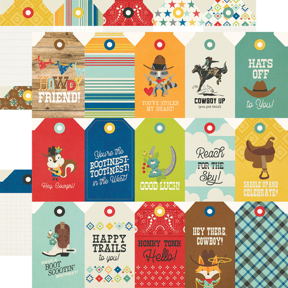 Simple Stories Cut-Outs - Howdy - Tags