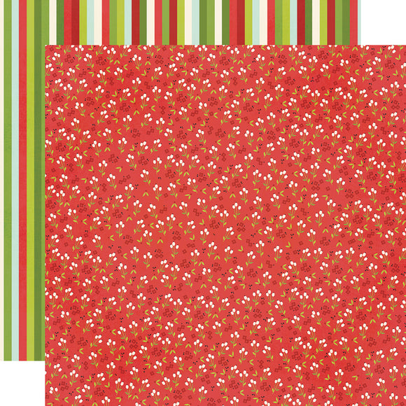 Simple Stories Papers - Make It Merry - Holliest & Jolliest - 2 Sheets