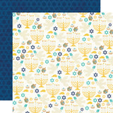 Simple Stories Papers - Happy Hanukkah - Shine Bright - 2 Sheets