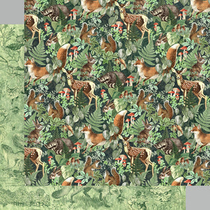 Graphic 45 Papers - Woodland Friends - Be Wild - 2 Sheets