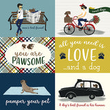 Echo Park Cut-Outs - A Dog's Tail - 4x6 Journaling Cards