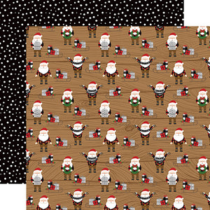 Echo Park Papers - A Lumberjack Christmas - Santas - 2 Sheets