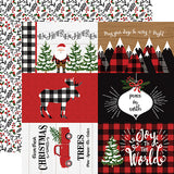 Echo Park Cut-Outs - A Lumberjack Christmas - 4x6 Journaling Cards