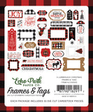 Echo Park Frames & Tags Die-Cuts - A Lumberjack Christmas