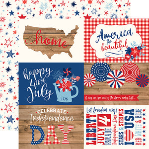 Echo Park Cut-Outs - America - 4x6 Journaling Cards