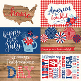 Echo Park Cut-Outs - America - 4x6 Journaling Cards