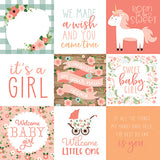 Echo Park Cut-Outs - Baby Girl - 4x4 Journaling Cards
