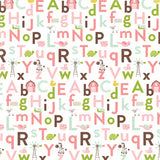 Echo Park Papers - Bundle of Joy - Girl - Alphabet Antics - 2 Sheets