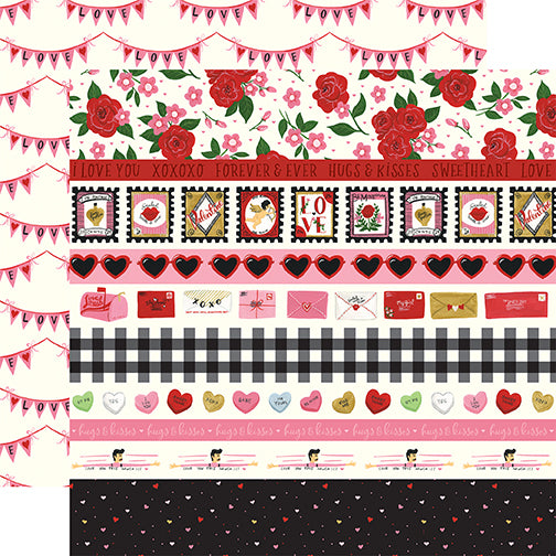 Echo Park Cut-Outs - Be My Valentine - Border Strips