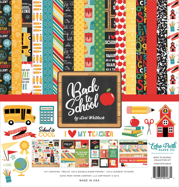 Echo Park Collection Kit - Back to School