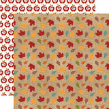 Echo Park Papers - Celebrate Autumn - Colored Leaves - 2 Sheets
