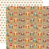 Echo Park Papers - Celebrate Autumn - Fall Owls - 2 Sheets