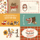 Echo Park Cut-Outs - Celebrate Autumn - 4x6 Journaling Cards